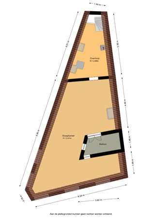 Floorplan - Voorstraat 1, 3441 CA Woerden